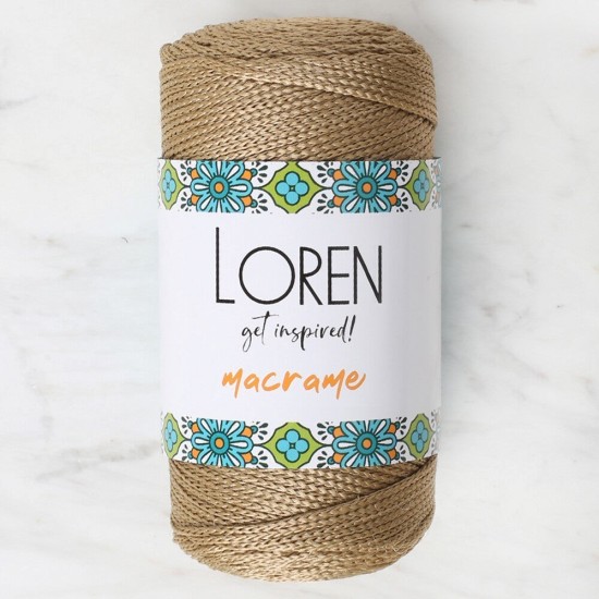 Loren Macrame Sütlü Kahve El Örgü İpi - RM 041 - 34328 Loren Macrame Sütlü Kahve El Örgü İpi - RM 041 - 34328