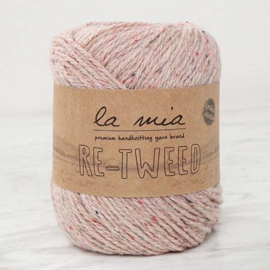 La Mia Re-Tweed Bej Melanj El Örgü İpi - L022 La Mia Re-Tweed Bej Melanj El Örgü İpi - L022