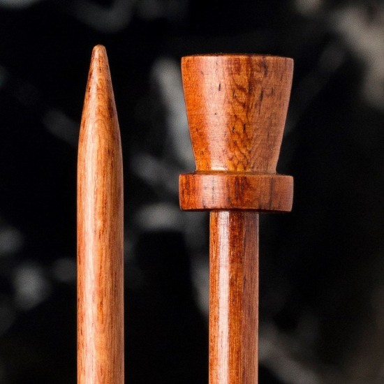 La Mia Rosewood 6 mm 36 cm Ahşap Örgü Şişi La Mia Rosewood 6 mm 36 cm Ahşap Örgü Şişi