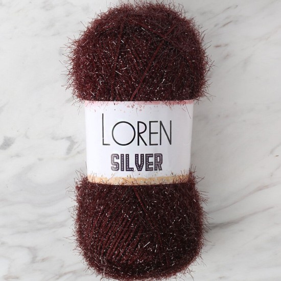 LOREN SILVER KAHVERENGİ EL ÖRGÜ İPİ - RS0093 - 34089 LOREN SILVER KAHVERENGİ EL ÖRGÜ İPİ - RS0093 - 34089