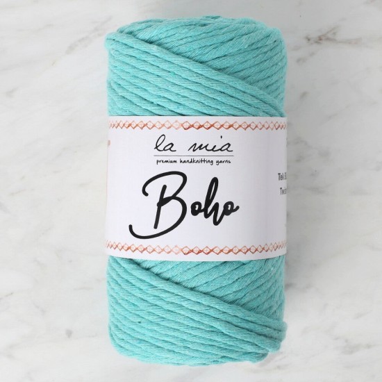 La mia Boho Açık Yeşil Büküm Makrome İpi - L157 - 34208 La mia Boho Açık Yeşil Büküm Makrome İpi - L157 - 34208