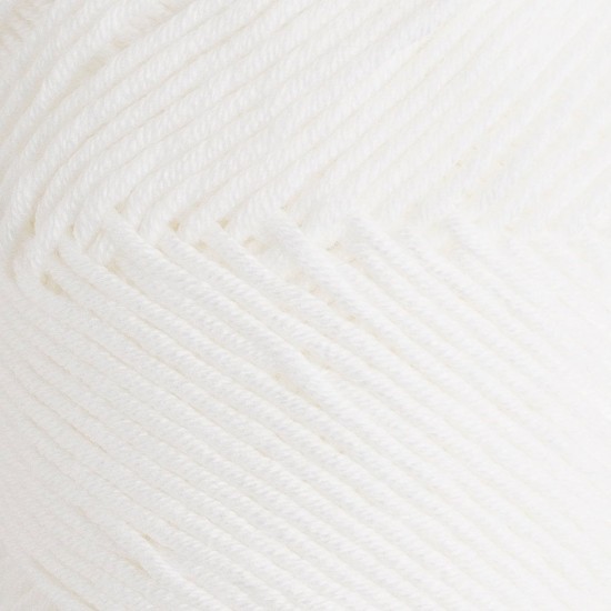 La Mia Baby Cotton Beyaz El Örgü İpi - L001 - 33628 La Mia Baby Cotton Beyaz El Örgü İpi - L001 - 33628