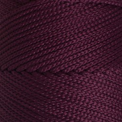 Loren Polyester Soft Macrame Patlıcan Moru El Örgü İpi - LM038 - 34443