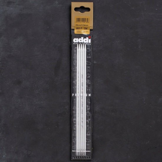 Addi 3,5mm 20cm 5 li Çorap Şişi - 201-7 Addi 3,5mm 20cm 5 li Çorap Şişi - 201-7