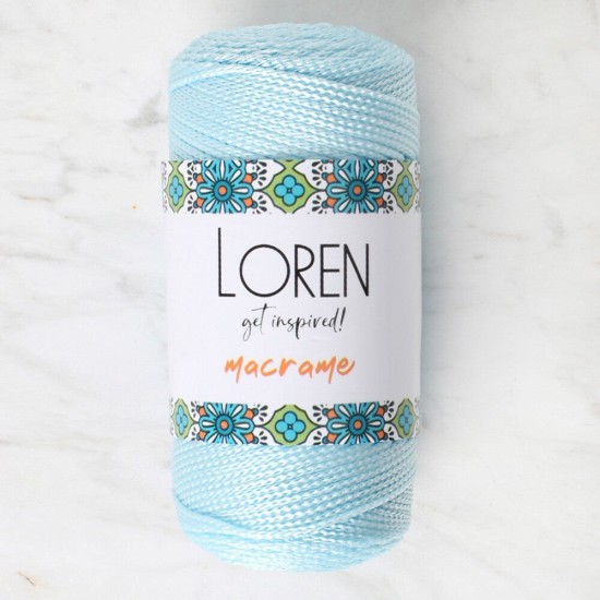 Loren Macrame Bebe Mavi El Örgü İpi - RM 0221 - 34354 Loren Macrame Bebe Mavi El Örgü İpi - RM 0221 - 34354