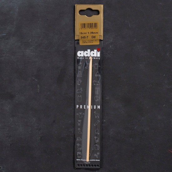 Addi Bambus 3,25mm 15cm Bambu Yün Tığ - 545-7 Addi Bambus 3,25mm 15cm Bambu Yün Tığ - 545-7