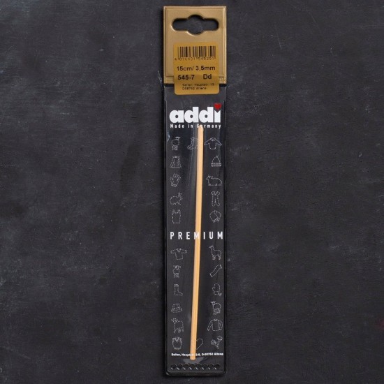 Addi Bambus 3,5mm 15cm Bambu Yün Tığ - 545-7 Addi Bambus 3,5mm 15cm Bambu Yün Tığ - 545-7