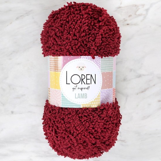 Loren Lamb Mürdüm El Örgü İpi - R014 Loren Lamb Mürdüm El Örgü İpi - R014