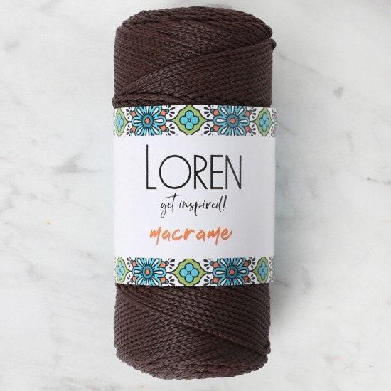 Loren Macrame Kahverengi El Örgü İpi - RM 0210 - 34338 Loren Macrame Kahverengi El Örgü İpi - RM 0210 - 34338