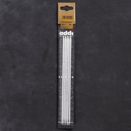 Addi 4mm 20cm 5 li Çorap Şişi - 201-7 Addi 4mm 20cm 5 li Çorap Şişi - 201-7