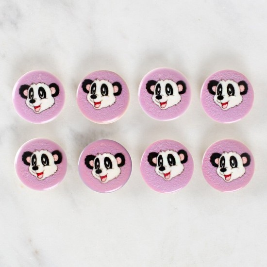 Loren Crafts 8'li Panda Düğme - 1055 Loren Crafts 8'li Panda Düğme - 1055