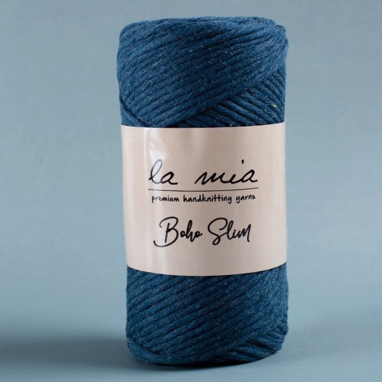 La Mia Boho Slim Havacı Mavi El Örgü İpi -L110 - 34199 La Mia Boho Slim Havacı Mavi El Örgü İpi -L110 - 34199