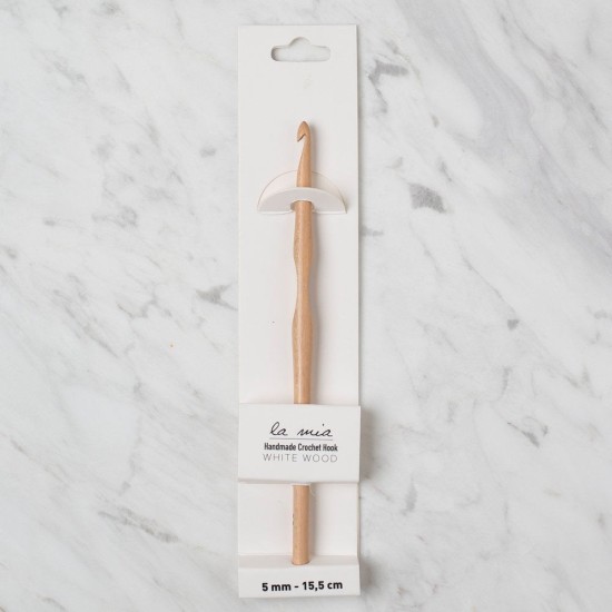 La Mia Whitewood 5 mm 15.5 cm Ahşap Yün Tığ La Mia Whitewood 5 mm 15.5 cm Ahşap Yün Tığ