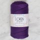 Loren Polyester Soft Macrame Koyu Mor El Örgü İpi - LM037 - 34442 Loren Polyester Soft Macrame Koyu Mor El Örgü İpi - LM037 - 34442