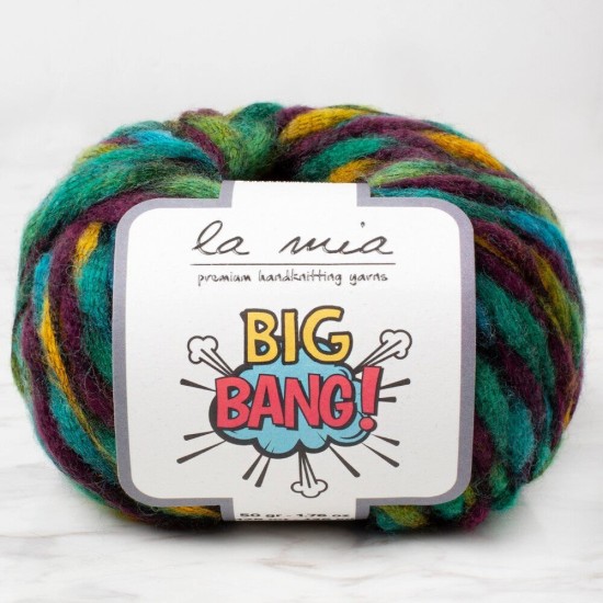 La Mia Big Bang Ebruli El Örgü İpi - LBN23 - 34242 La Mia Big Bang Ebruli El Örgü İpi - LBN23 - 34242