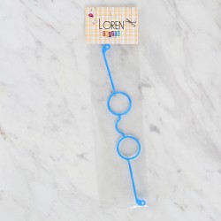 Loren Plastik Amigurumi Gözlük Koyu Mavi