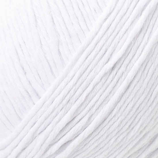Loren Natural Cotton Beyaz El Örgü İpi - R001 - 33914 Loren Natural Cotton Beyaz El Örgü İpi - R001 - 33914