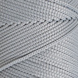 Loren Polyester Soft Macrame Açık Gri El Örgü İpi - LM036 - 34441
