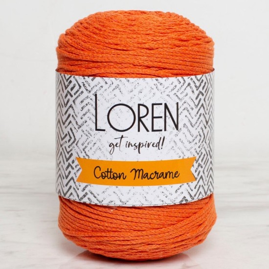Loren Cotton Macrame Turuncu - R096 - 34370 Loren Cotton Macrame Turuncu - R096 - 34370