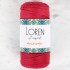 Loren Macrame Koyu Kırmızı El Örgü İpi - RM 0105 - 34345