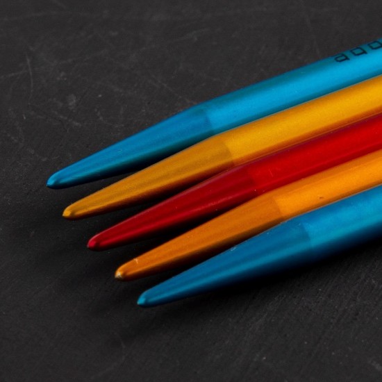 Addi Colibri 4,5mm 15cm Renkli Çorap Şişi - 204-7 Addi Colibri 4,5mm 15cm Renkli Çorap Şişi - 204-7