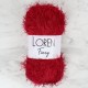 Loren Furry Koyu Kırmızı El Örgü İpi - RF024 - 34052 Loren Furry Koyu Kırmızı El Örgü İpi - RF024 - 34052