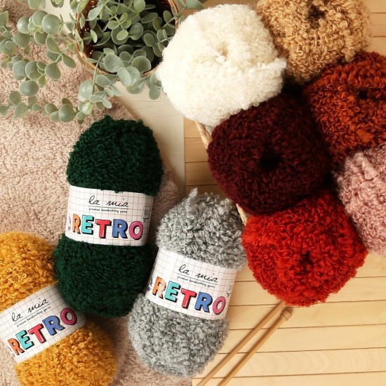 La Mia RETRO Bebe Mavi El Örgü İpi - LM0513 La Mia RETRO Bebe Mavi El Örgü İpi - LM0513