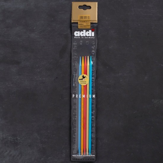 Addi Colibri 6mm 23cm Renkli Çorap Şişi - 204-7 Addi Colibri 6mm 23cm Renkli Çorap Şişi - 204-7