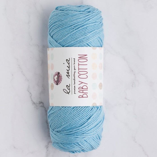 La Mia Baby Cotton Mavi El Örgü İpi - L041 - 33640 La Mia Baby Cotton Mavi El Örgü İpi - L041 - 33640