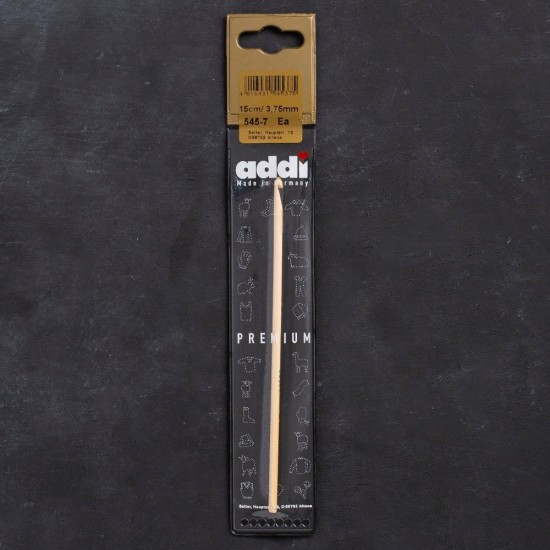 Addi Bambus 3,75mm 15cm Bambu Yün Tığ - 545-7 Addi Bambus 3,75mm 15cm Bambu Yün Tığ - 545-7