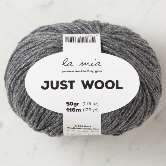 La Mia Just Wool Koyu Gri El Örgü İpi - LT003 - 33841 La Mia Just Wool Koyu Gri El Örgü İpi - LT003 - 33841