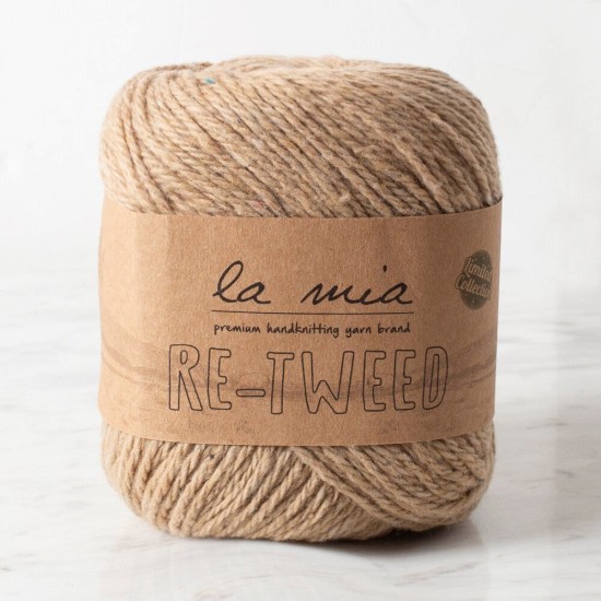 La Mia Re-Tweed Bej Melanj El Örgü İpi - L122 - 34407 La Mia Re-Tweed Bej Melanj El Örgü İpi - L122 - 34407