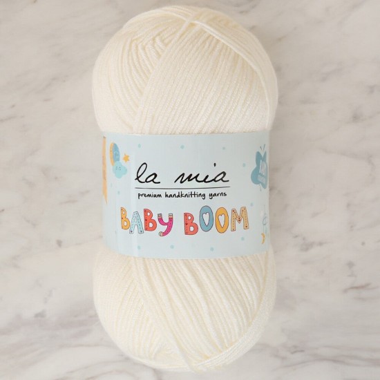 La Mia Baby Boom Ekru El Örgü İpi - 19 - 34116 La Mia Baby Boom Ekru El Örgü İpi - 19 - 34116