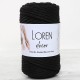 Loren Decor 3 Büküm Makrome İpi Siyah - L006 Loren Decor 3 Büküm Makrome İpi Siyah - L006