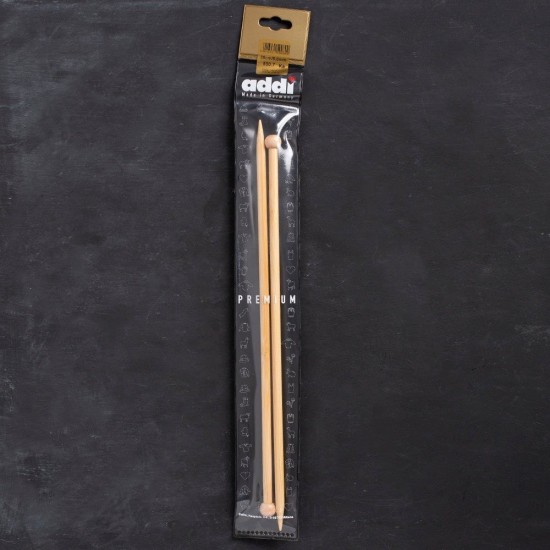 Addi Bambus 8mm 35cm Bambu Örgü Şişi - 500-7 Addi Bambus 8mm 35cm Bambu Örgü Şişi - 500-7