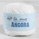 La Mia Angora 50gr Beyaz El Örgü İpi - L001 - 33804 La Mia Angora 50gr Beyaz El Örgü İpi - L001 - 33804