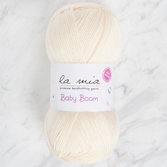 La Mia Baby Boom Krem El Örgü İpi - 25 - 34107 La Mia Baby Boom Krem El Örgü İpi - 25 - 34107