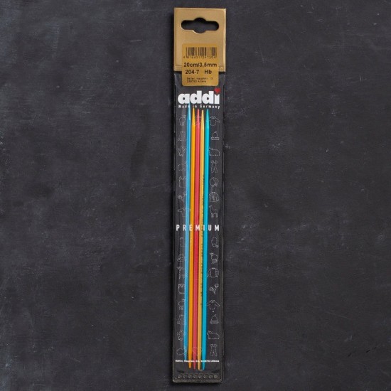 Addi Colibri 3,5mm 20cm Renkli Çorap Şişi - 204-7 Addi Colibri 3,5mm 20cm Renkli Çorap Şişi - 204-7