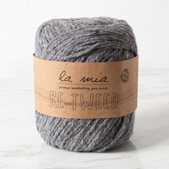 La Mia Re-Tweed Gri Melanj El Örgü İpi - L149 - 34404 La Mia Re-Tweed Gri Melanj El Örgü İpi - L149 - 34404