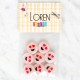 Loren Crafts 8'li Gülen Yüz Düğme - 1022 Loren Crafts 8'li Gülen Yüz Düğme - 1022