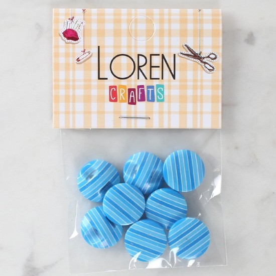 Loren Crafts 8'li Desenli Düğme - 1099 Loren Crafts 8'li Desenli Düğme - 1099