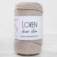 Loren Decor Slim 3 Büküm Makrome İpi Bej - L049 Loren Decor Slim 3 Büküm Makrome İpi Bej - L049