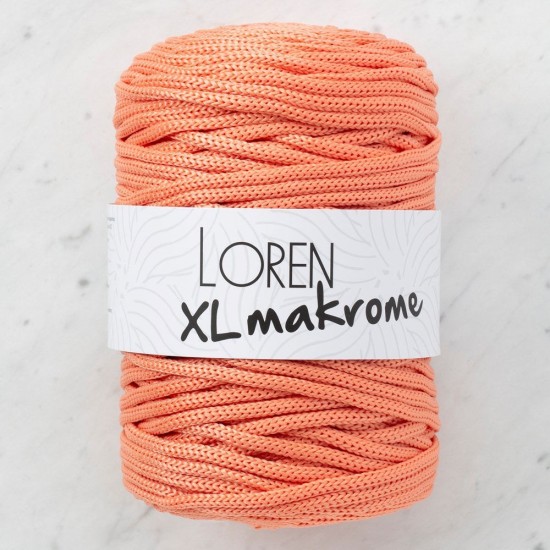 Loren XL Makrome Turuncu El Örgü İpi - R046 - 33710 Loren XL Makrome Turuncu El Örgü İpi - R046 - 33710