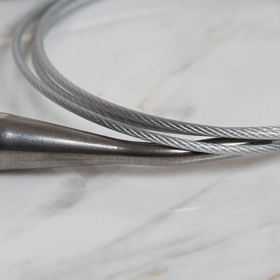Loren Crafts 10 mm Çelik Misinalı Şiş 100 cm Loren Crafts 10 mm Çelik Misinalı Şiş 100 cm