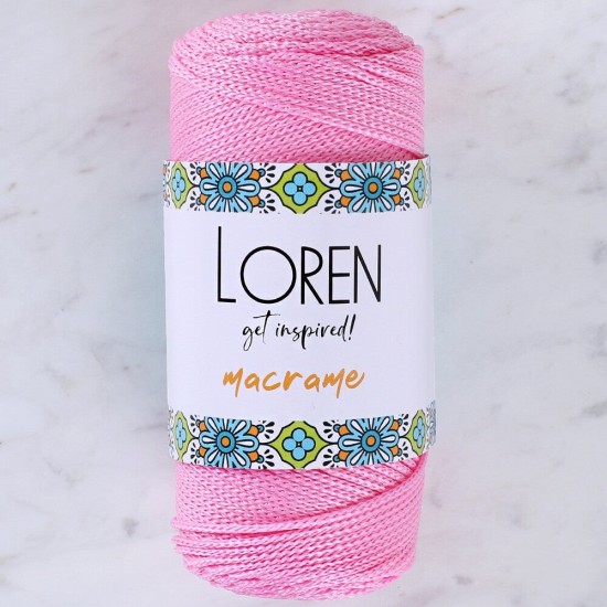 Loren Macrame Pembe El Örgü İpi - RM 074 - 34332 Loren Macrame Pembe El Örgü İpi - RM 074 - 34332