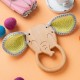 Hobi Baby Kedi Figürlü Organik Ahşap Diş Kaşıyıcı Hobi Baby Kedi Figürlü Organik Ahşap Diş Kaşıyıcı