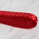 Loren Crafts 1cm 10 mt Kırmızı Saten Puantiyeli Ku Loren Crafts 1cm 10 mt Kırmızı Saten Puantiyeli Ku