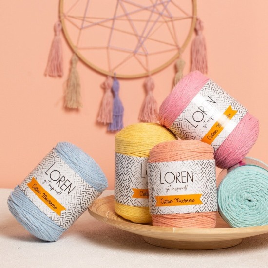 Loren Cotton Macrame Bej - R143 - 34365 Loren Cotton Macrame Bej - R143 - 34365