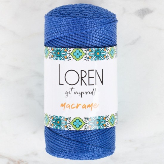 Loren Macrame Saks Mavi El Örgü İpi - RM 0252 - 34352 Loren Macrame Saks Mavi El Örgü İpi - RM 0252 - 34352