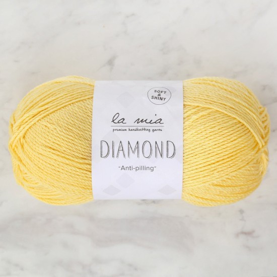 La Mia Diamond Sarı El Örgü İpi - L160 - 33734 La Mia Diamond Sarı El Örgü İpi - L160 - 33734